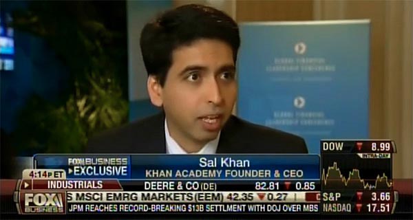 Sal Khan - Fox Business Network from the 2013 GFLC